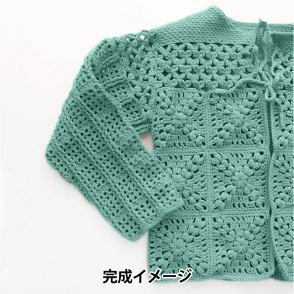 طقم حياكة "طقم سترة حياكة بزخارف Punyeco أخضر اليشم A-001" SAWADA Sawada