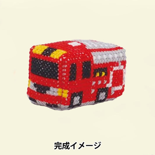 Embroidery kit "Holding Karuma Pink Cushion 1. Fire Train 342743-1"