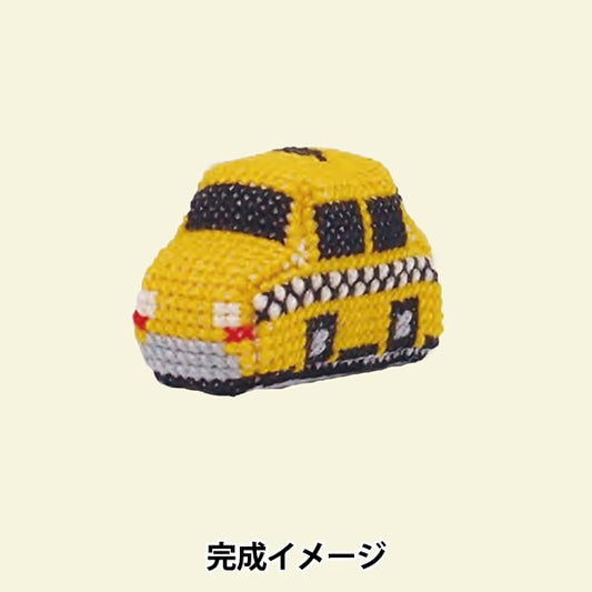 Embroidery kit "Holding Karuma Pink Cushion 6. Taxi 342743-6"