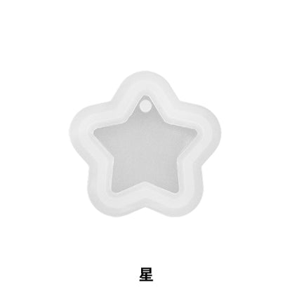 Moule de résine "Silicon Mold Tag Series Star H1108" Laine Harawoolhara