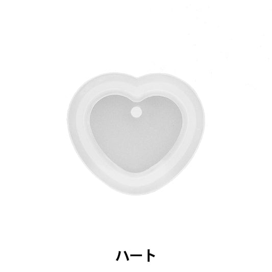 Molde de resina "Silicon Mold Tag Series Heart H1109" Lana de Harawool Hara