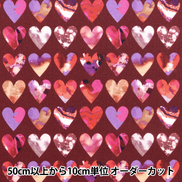 [Aus Quantität 5] Stoff "Liberty Fabric Tanalone Marble Hearts 3636834-au" Liberty Japan Liberty Japan