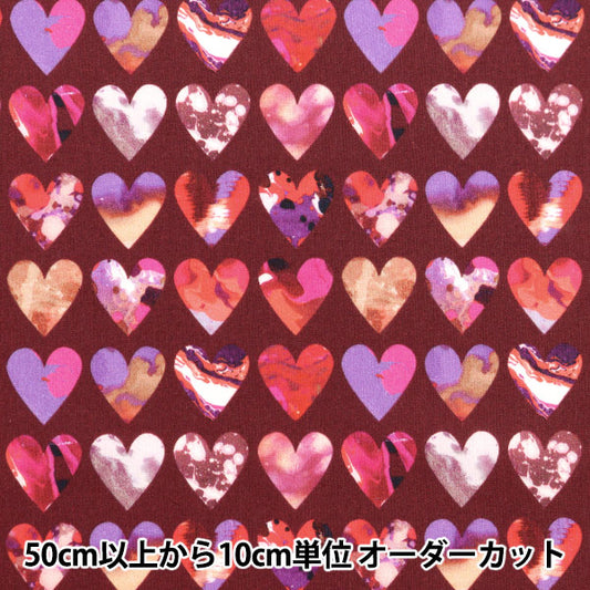 [Dalla quantità 5] Fabric "Liberty Fabric Tanalone Marble Hearts 3636834-Au" Liberty Giappone Liberty Giappone