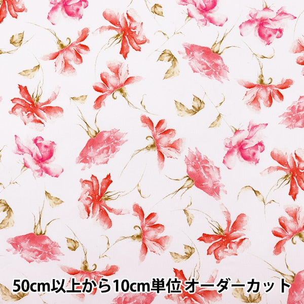 [From quantity 5] Fabric "Liberty Fabric Tana lawn Viviana Rose 3636837-AU " Liberty Japan