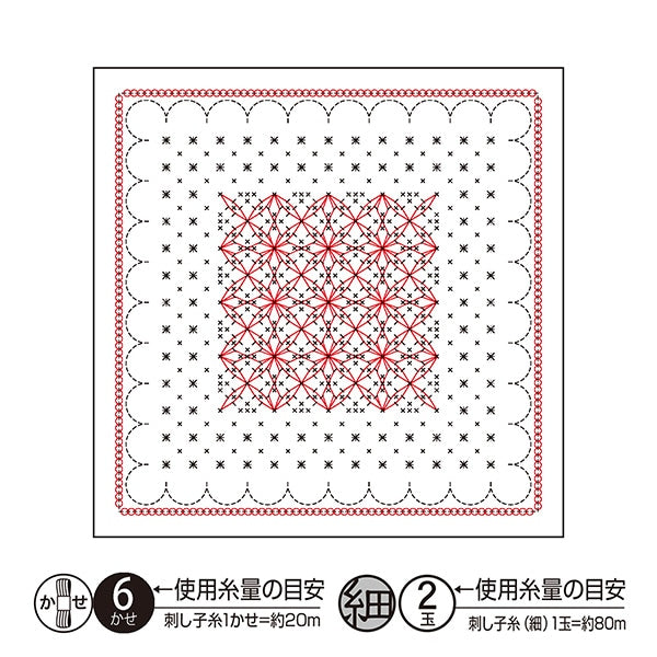 刺繡布料 “ Hanabin Bloth Pack Kinmokusei白色H-1114” Olympus