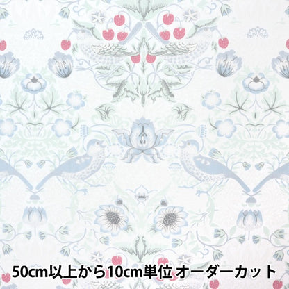 [來自數量5] 織物 “ Moda Best of Morris Best Morris Opal Strawberry Seaf Blue 8076-16”