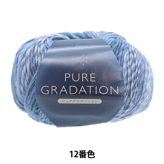 Fall and winterYarn "Pure gradation 12th color ZH1915" WORLD FESTA World Festa