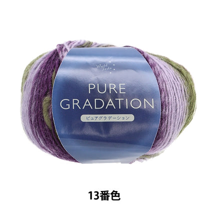 Fall and winterYarn "Pure Gradation 13th color ZH1915" WORLD FESTA World Festa