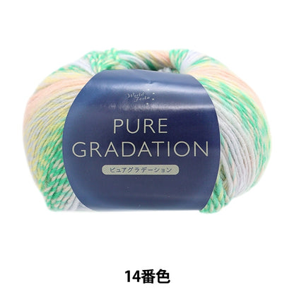 Fall and winterYarn "Pure Gradation 14th color ZH1915" WORLD FESTA World Festa