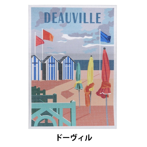 Embroidery kit "Print Canvas Doville C2201" DMC Dewhem Sea