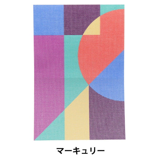 Embroidery kit "Print Canvas Mercury C2223" DMC Dewhem Sea