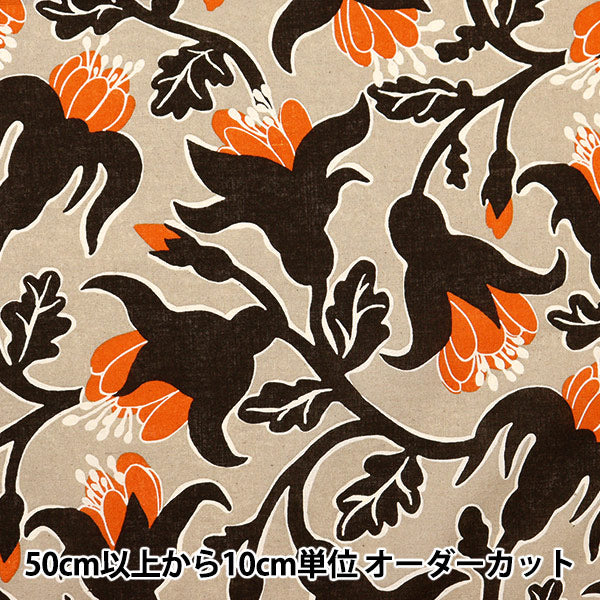 [From quantity 5] Fabric "Cotton linenSheeting C/L Tropical Flower AP35807-2A]