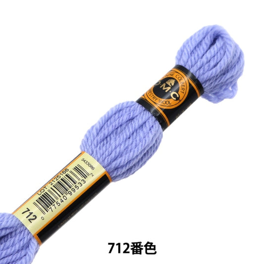 Embroidery thread "DMC No. 4 embroidery thread tapestry wool 712" DMC DM seaweed