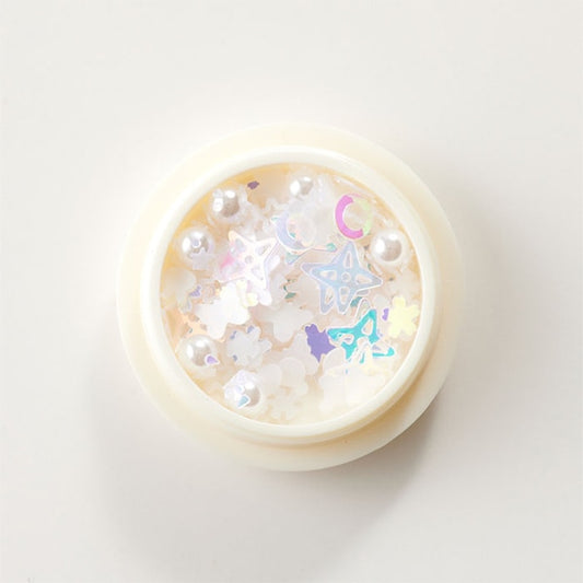 Resin material "Mixed flakes white 10-3781"