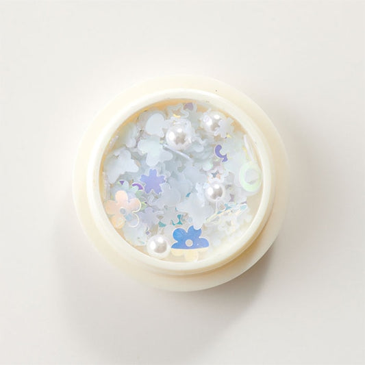 Resin material "Mix flakes blue 10-3787"