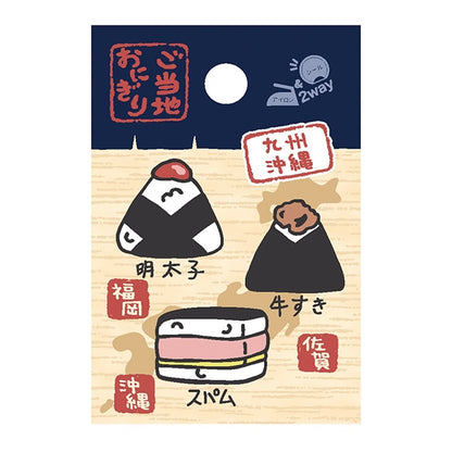 Emblema "Empleo local Onigiri East Kyushu Okinawa YPW-8E" Kokka Kokka