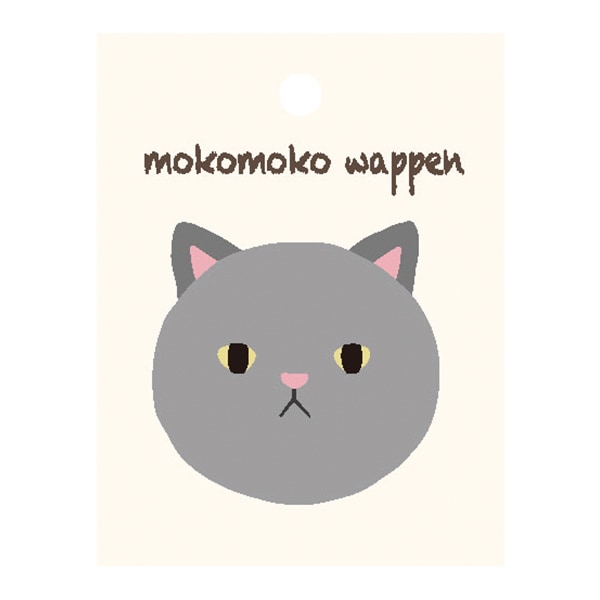 패치 "Mokomoko Patcho Russian Blue LGW-6B" KOKKA