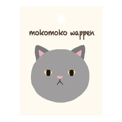 패치 "Mokomoko Patcho Russian Blue LGW-6B" KOKKA