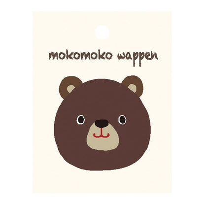 패치 "Mokomoko Emblem Bear LGW-6C" KOKKA