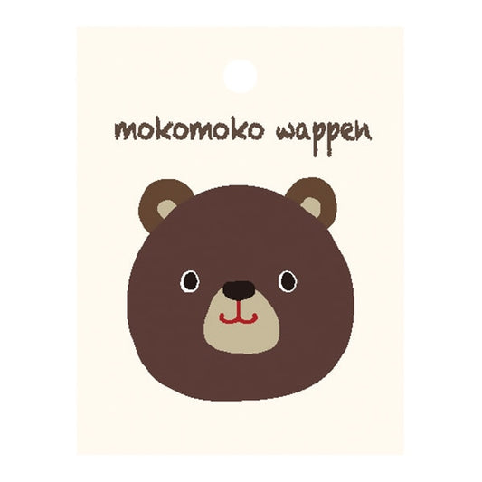 패치 "Mokomoko Emblem Bear LGW-6C" KOKKA