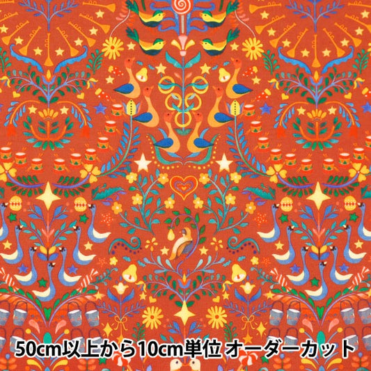 [From quantity 5] Fabric "Liberty Fabric Tana lawn Liberty Christmas Twelve Days of Christmas 36368404-DT] Liberty Japan