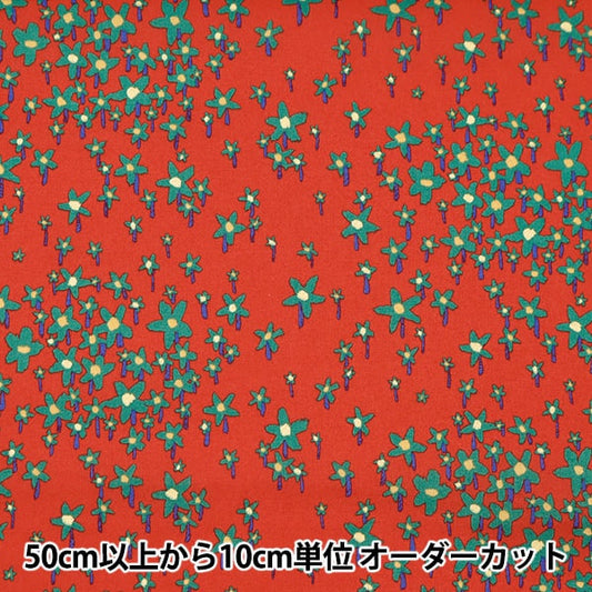 [Du 5] Fabric "Liberty tissu Tanalone Liberty Christmas Bright DC33536-J23C" Liberty Japan Liberty Japan