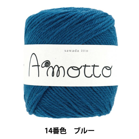 가을과 겨울털실 "14 번째 컬러 블루"Sawada Sawada