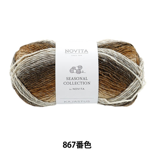 Autunno e invernoFilato "Novita Kajastus 867 Color Small Diameter "Novita Novita