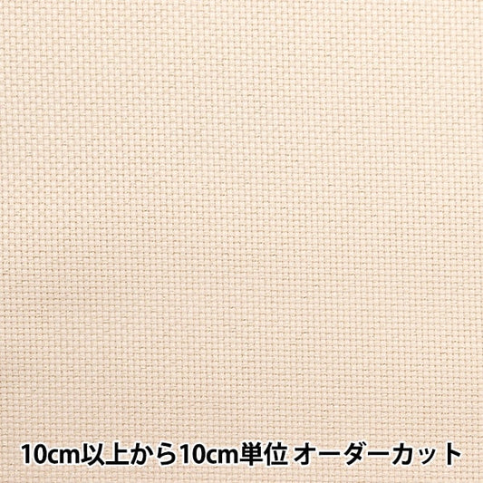 [From quantity 1] Embroidery Fabric "Lamejava Cross 55 14 Counts 55 Evolly x Gold 215535" Lecien Lecien COSMO Cosmo