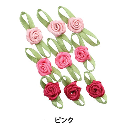 Doll charm material "Petit flower with small leaves Pink TPF-3" Terai