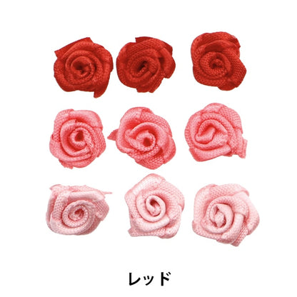 Doll charm material "Petit Flower Large Red TPF-12" Terai