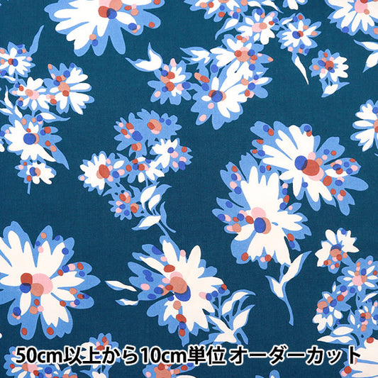 [Aus 5] Stoff "Liberty Fabric Tanalone optisch floral 3634112-24bu" Liberty Japan