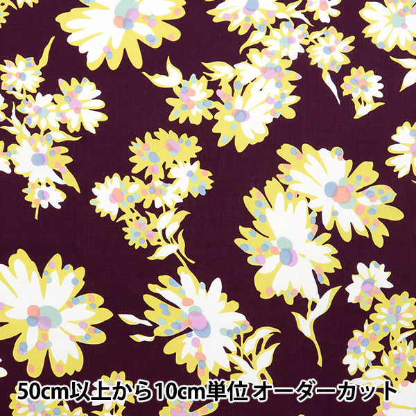 [De la quantité 5] tissu "Liberty tissu tanalone optique floral 3634112-24cu" Liberty Japan Liberty Japan