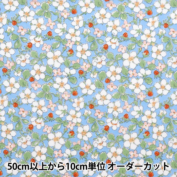 [De la cantidad 5] Fabric "Liberty Fabric Tanalone Pace Pace Nublessum 3634121-24bu" Libertad Japón Libertad Japón