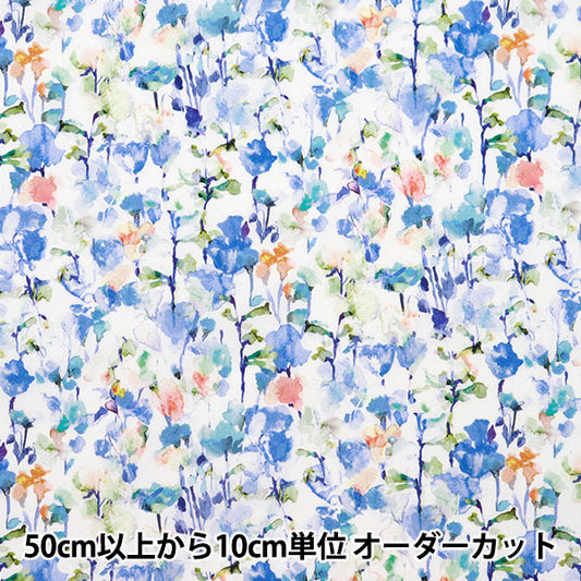 [From quantity 5] Fabric "Liberty Fabric Tana lawn Inky Fields 3634149-24CU] Liberty Japan