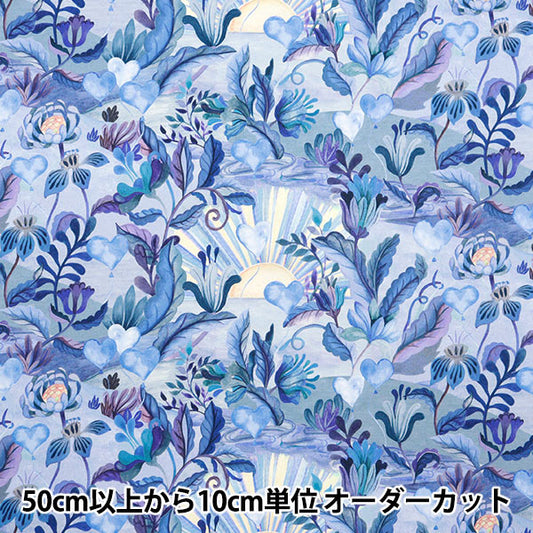 [From quantity 5] Fabric "Liberty Fabric Tana lawn Unaland Skape 3634150-24BU] Liberty Japan