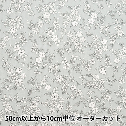 [الكمية من 5] قماش "Sheeting Sketch Flower Mini Gray NO-FLLIS-C"