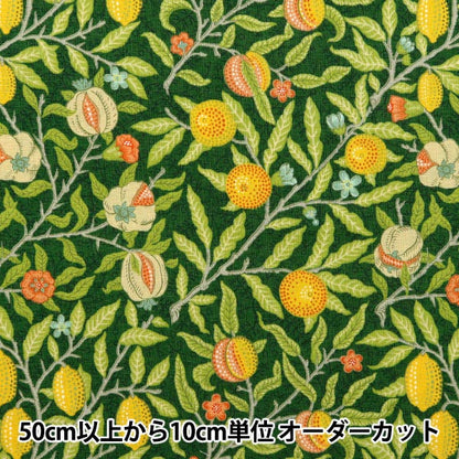 [De la cantidad 5] Fabric "Hojas V y un fruta verde VA10017-D"