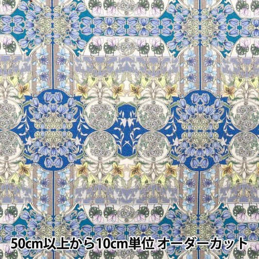 [From quantity 5] Fabric "Liberty Fabric No. 11 Canvas Flower Fette 363J6807-D" Liberty Japan