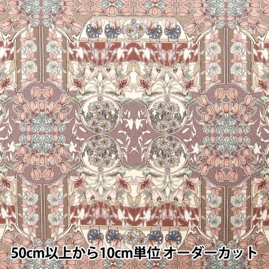 [De la cantidad 5] Fabric "Liberty Fabric No. 11 Canvas Flower Fette 363J6807-J24a" Libertad Japón Libertad Japón