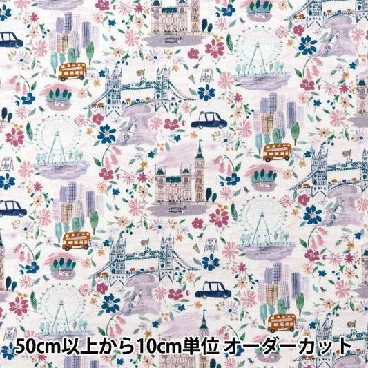 [De la cantidad 5] Fabric "Liberty Fabric No. 11 Canvas Pride y Bloom 363J6801-B" Liberty Japón Libertad Japón