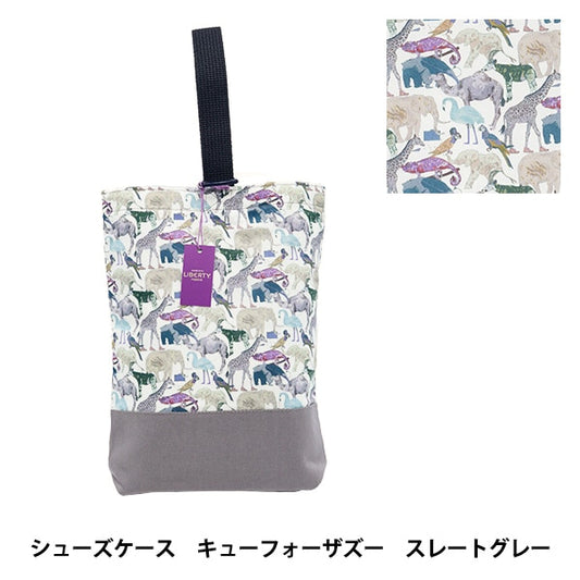 Ready MADE-Produkt "Liberty Fabric Shoes Case Cue Fours Zoo SH-3634160de" Liberty Japan