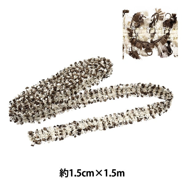 HandicraftTrim "Fansce toeedTrim Width 1.5cm x 1.5m FB15-18 "