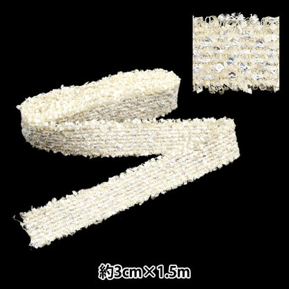 HandicraftTrim "Fansce toeedTrim Width 3cm x 1.5m FB30-28 "