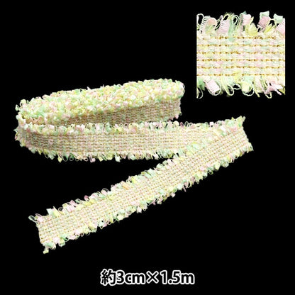 HandicraftTrim "Fansce toeedTrim Width 3cm x 1.5m FB30-14 "