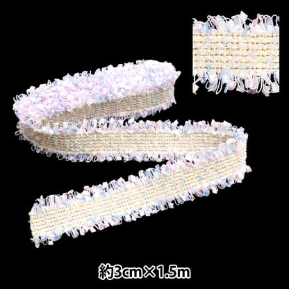 수예브레이드 "Fansce Toeed브레이드 너비 3cm x 1.5m fb30-26 "