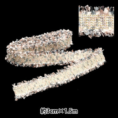 수예브레이드 "Fansce Toeed브레이드 너비 3cm x 1.5m fb30-5]