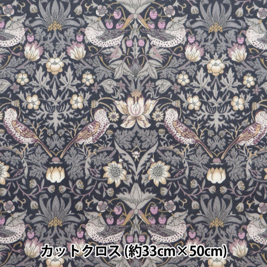 Stoff "Liberty Fabric Laminated Cut Cross ca. 33 x 50 cm Erdbeerdieb RC3635061J23L" Liberty Japan Liberty Japan