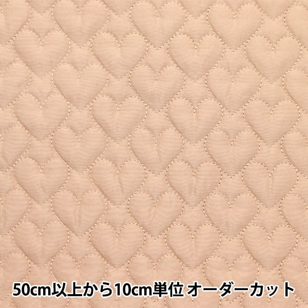 [Aus Quantität 5] Stoff "Quilting Nerori Rose Heart Quilt Beige Nrf-05H-Be"