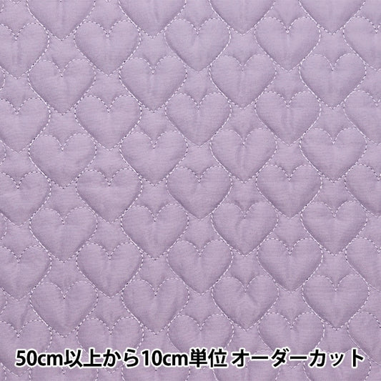 [Aus Menge 5] Stoff "Quilting Nerori Rose Heart Quilt Lavendel Nrf-05H-V"